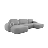 Slaapbank met Opbergruimte Morris Teddy stof| U-bank