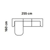 Loungebank Athene | In linker en rechter uitvoering | L-Bank