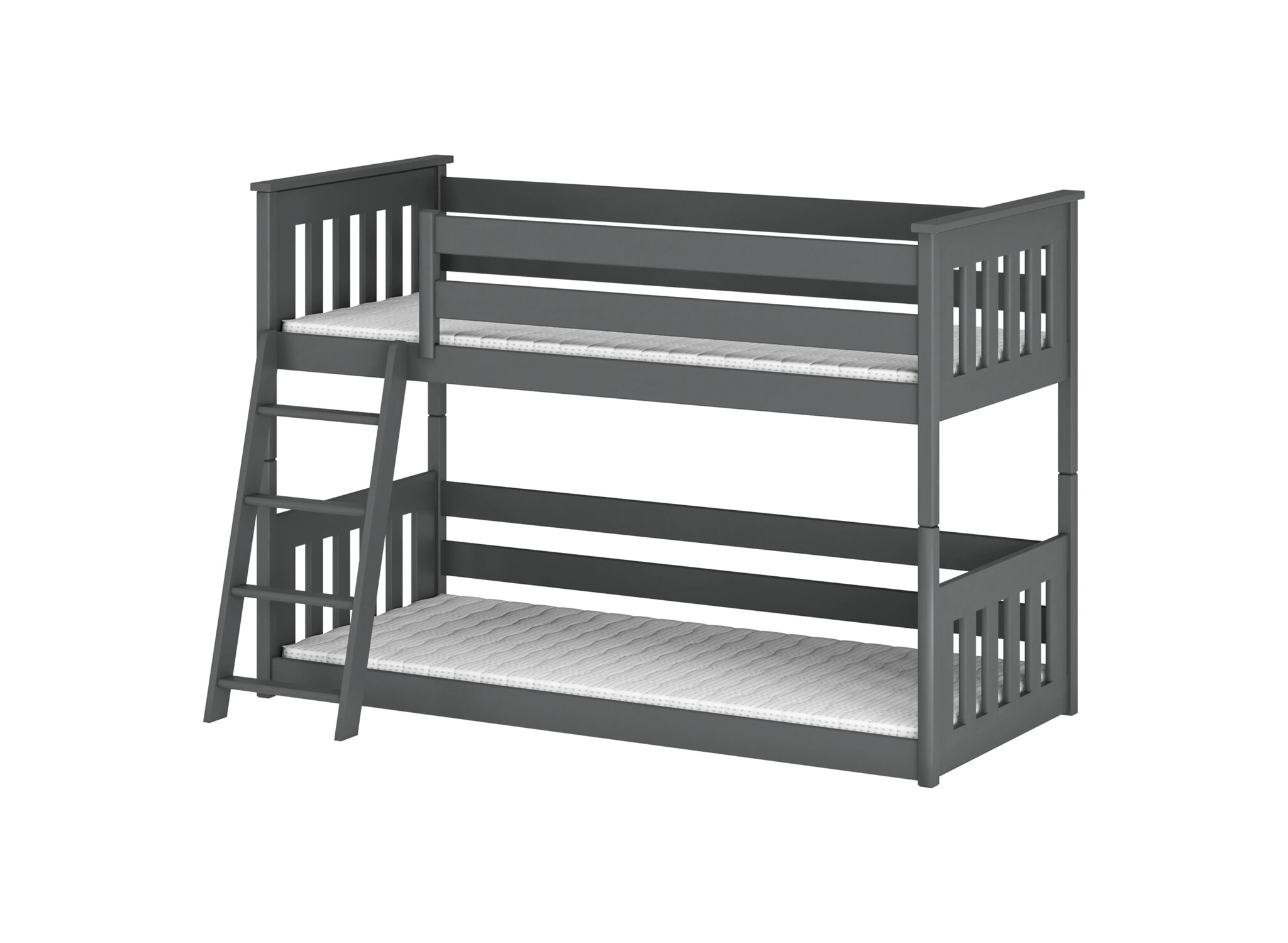Stapelbed met Ladder Kas - 2-persoons - Kinderbed (incl. hekje) - Leverbaar in 8 kleuren!