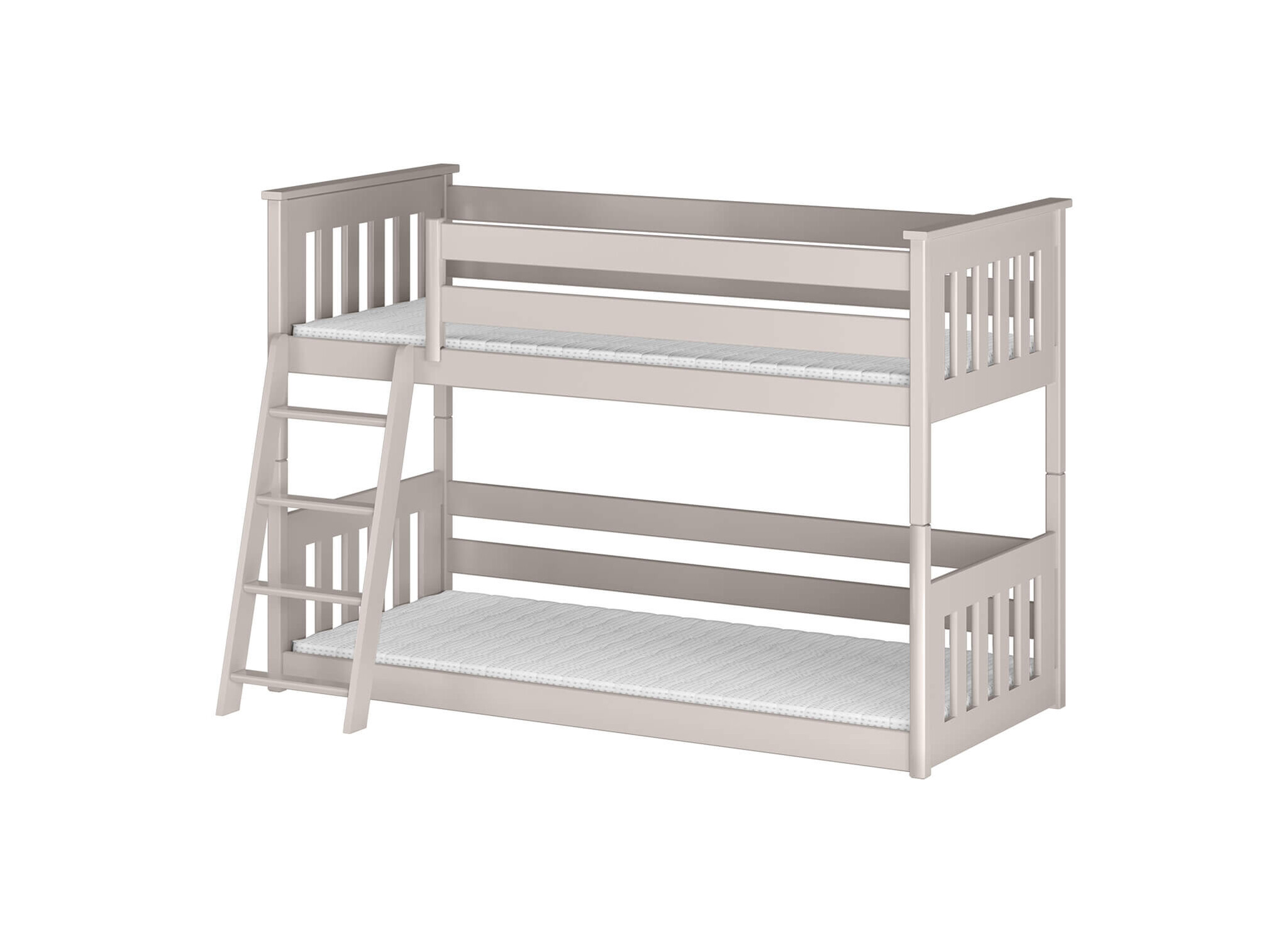 Stapelbed met Ladder Kas - 2-persoons - Kinderbed (incl. hekje) - Leverbaar in 8 kleuren!
