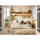 Hoogslaper met Bedbank Sophie - 90 x 200/ 140 x 200 - Leverbaar in 8 kleuren!