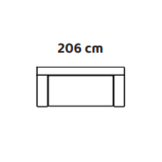 Zitbank Dallas - 3 zits