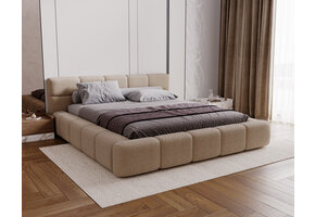 Bed met opbergruimte Coco - Gestoffeerd Bedframe