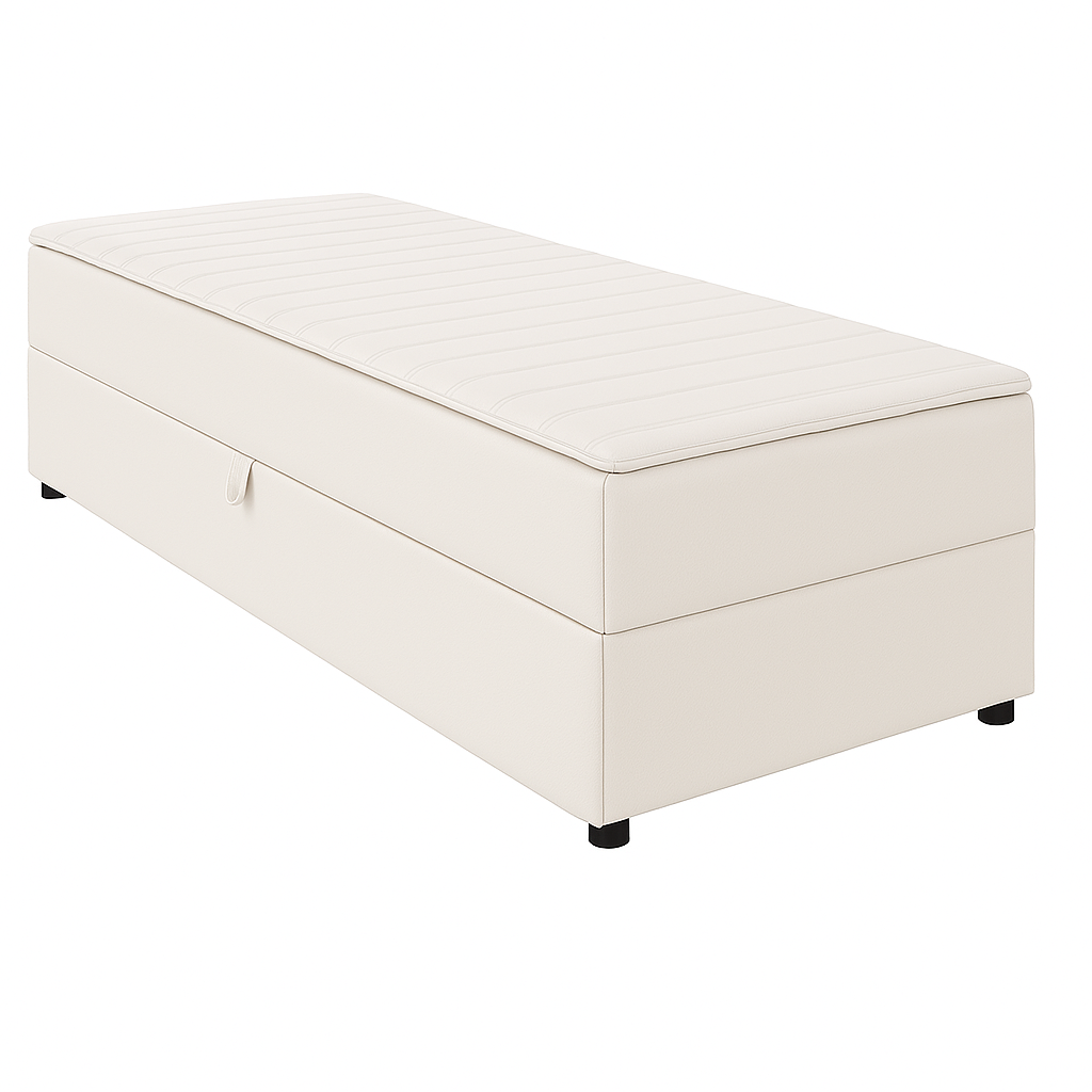 2dekans Opbergbox 100 x 220 (R) Skai wit - [Stofschade + Niet in originele verpakking]