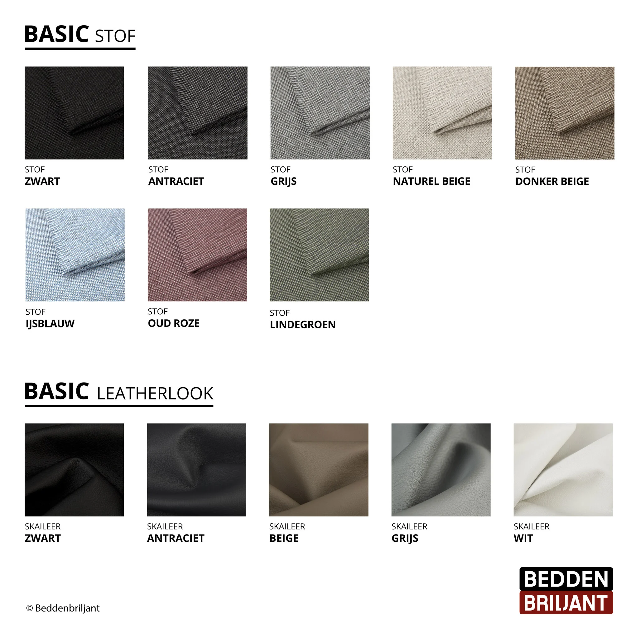 Opberg Bed Malmo – Luxe Bekleding | Kies je kleur