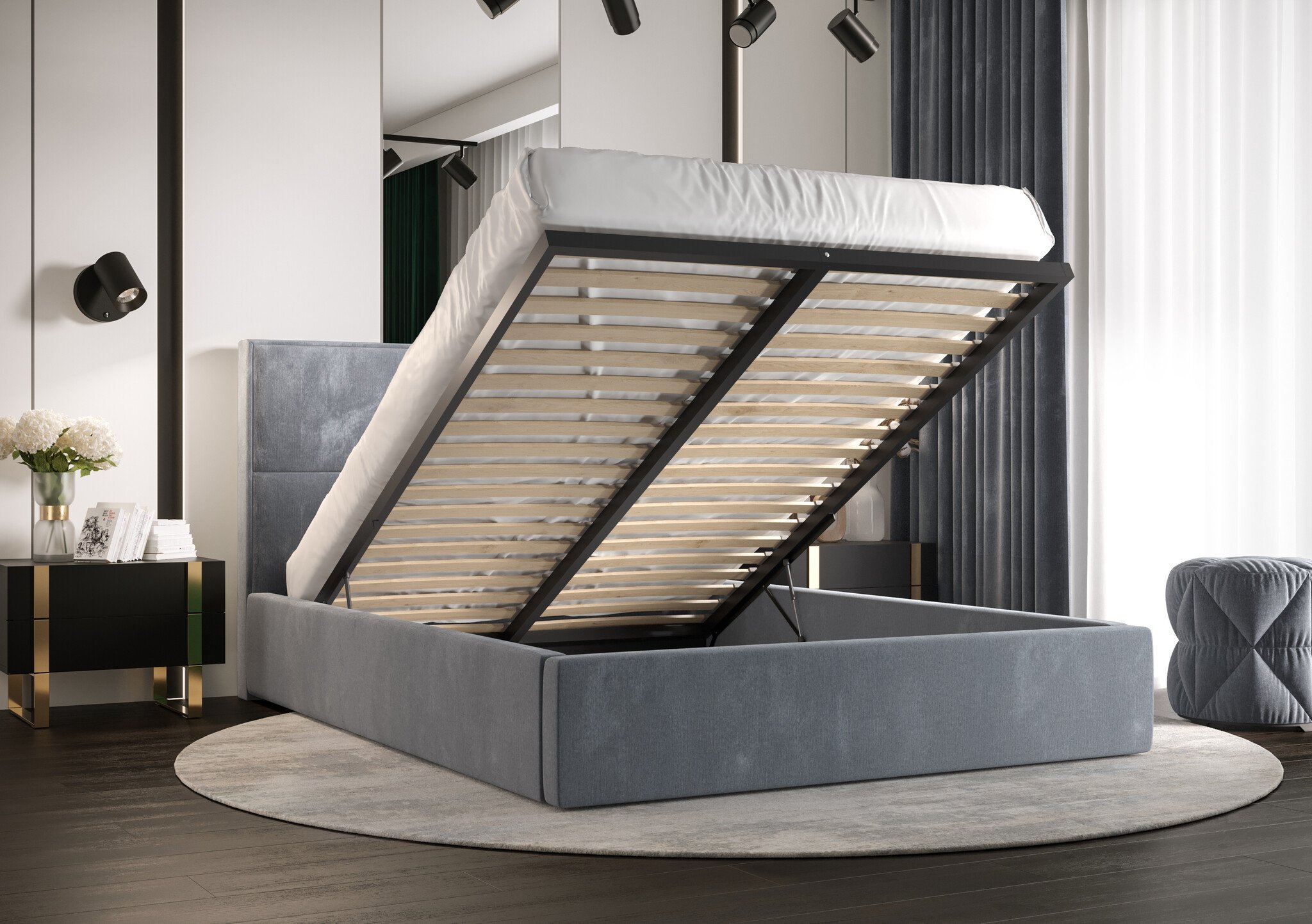 Opberg Bed Argos – Luxe Bekleding | Kies je kleur