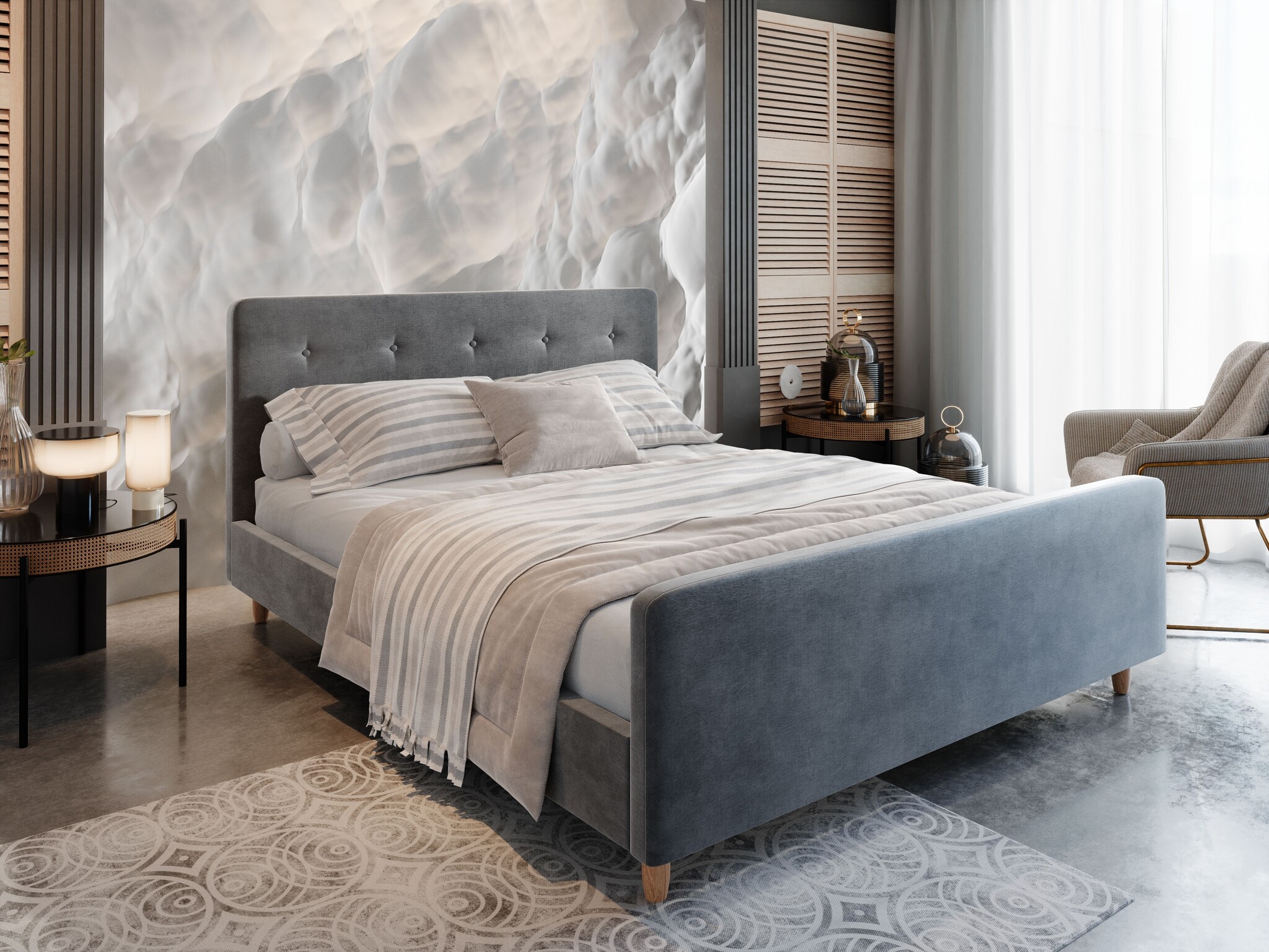 Opberg Bed Capri – Luxe Bekleding | Kies je kleur