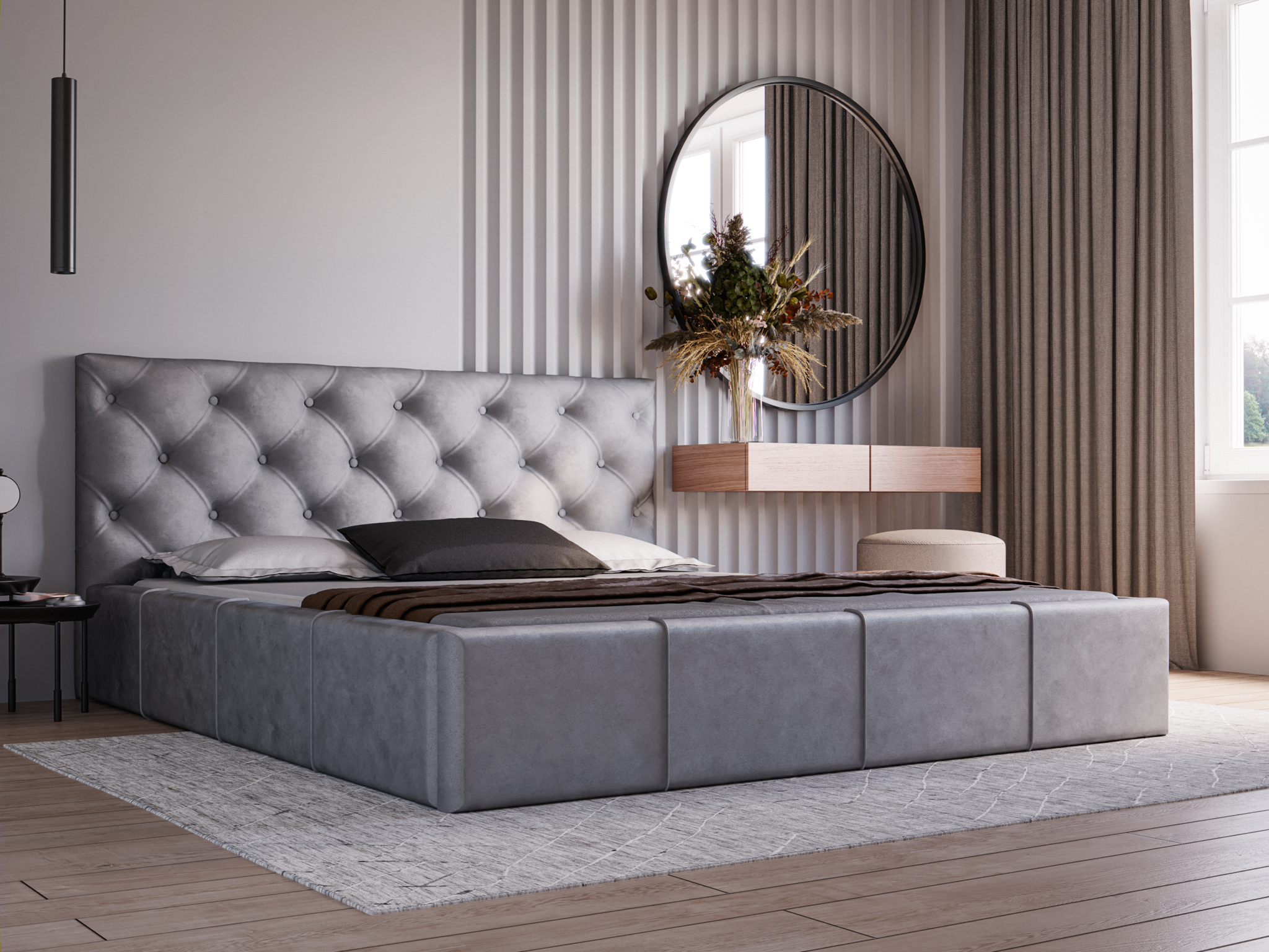 Opberg Bed Gabi – Luxe Bekleding | Kies je kleur