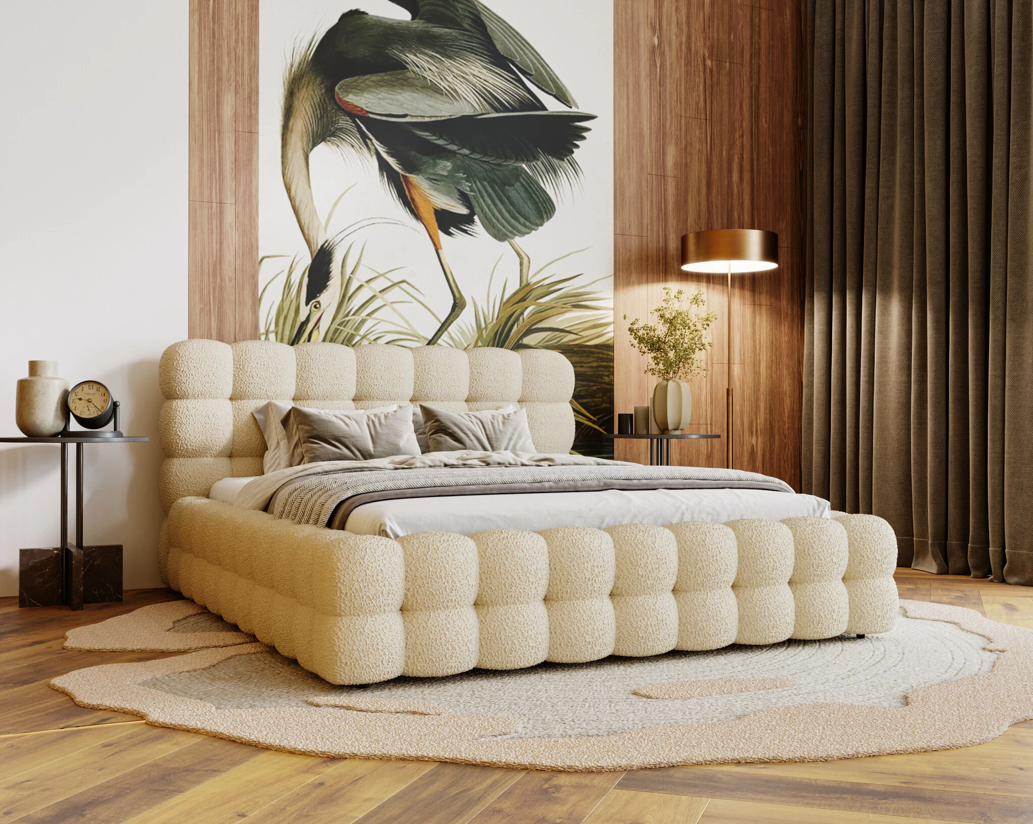 Gestoffeerd Bed