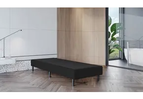 OP=OP Vaste Boxspring Box Zonder Matras 80 x 200 Skaileer Zwart