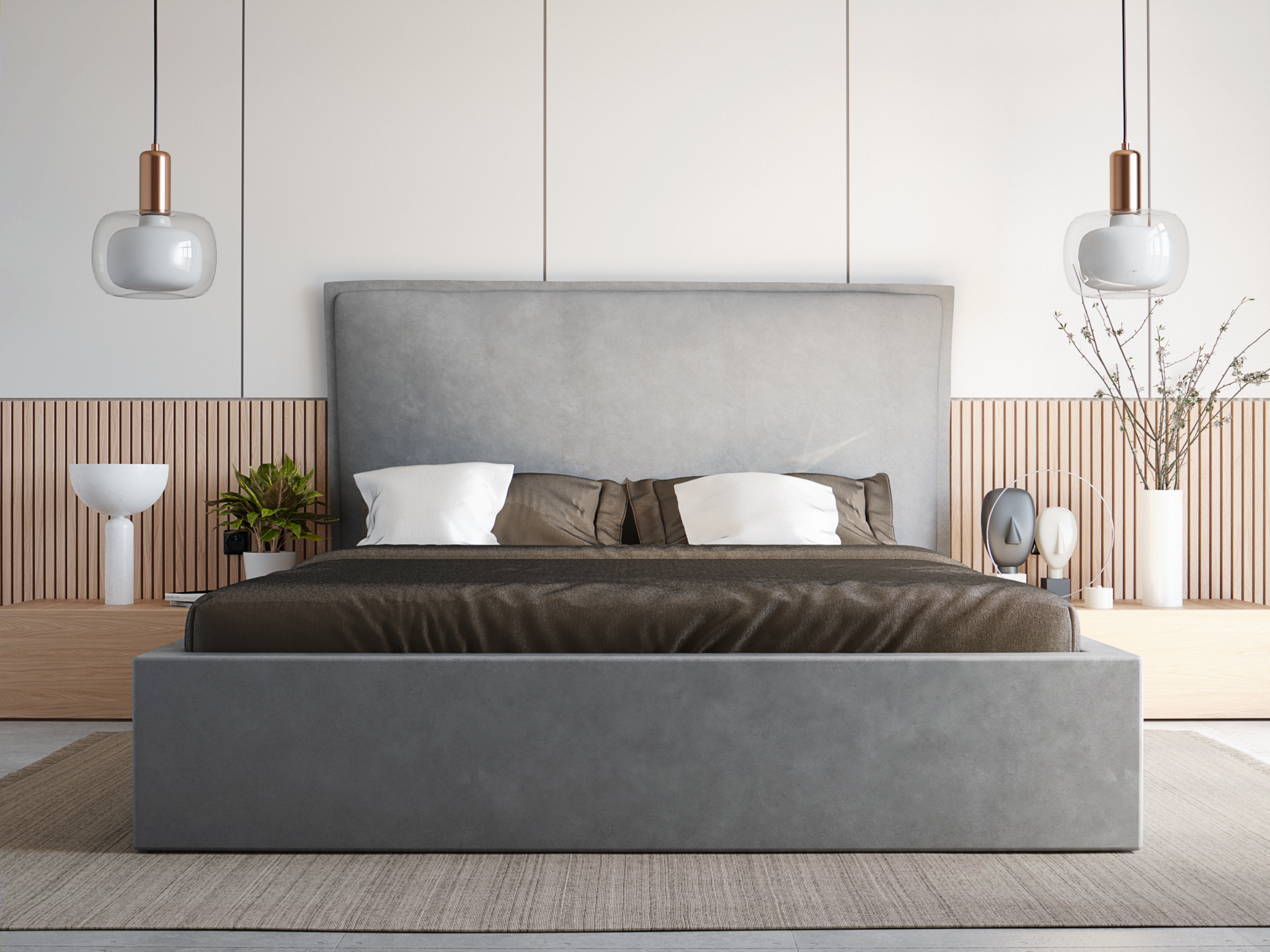 Opberg Bed Liam – Luxe Bekleding | Kies je kleur