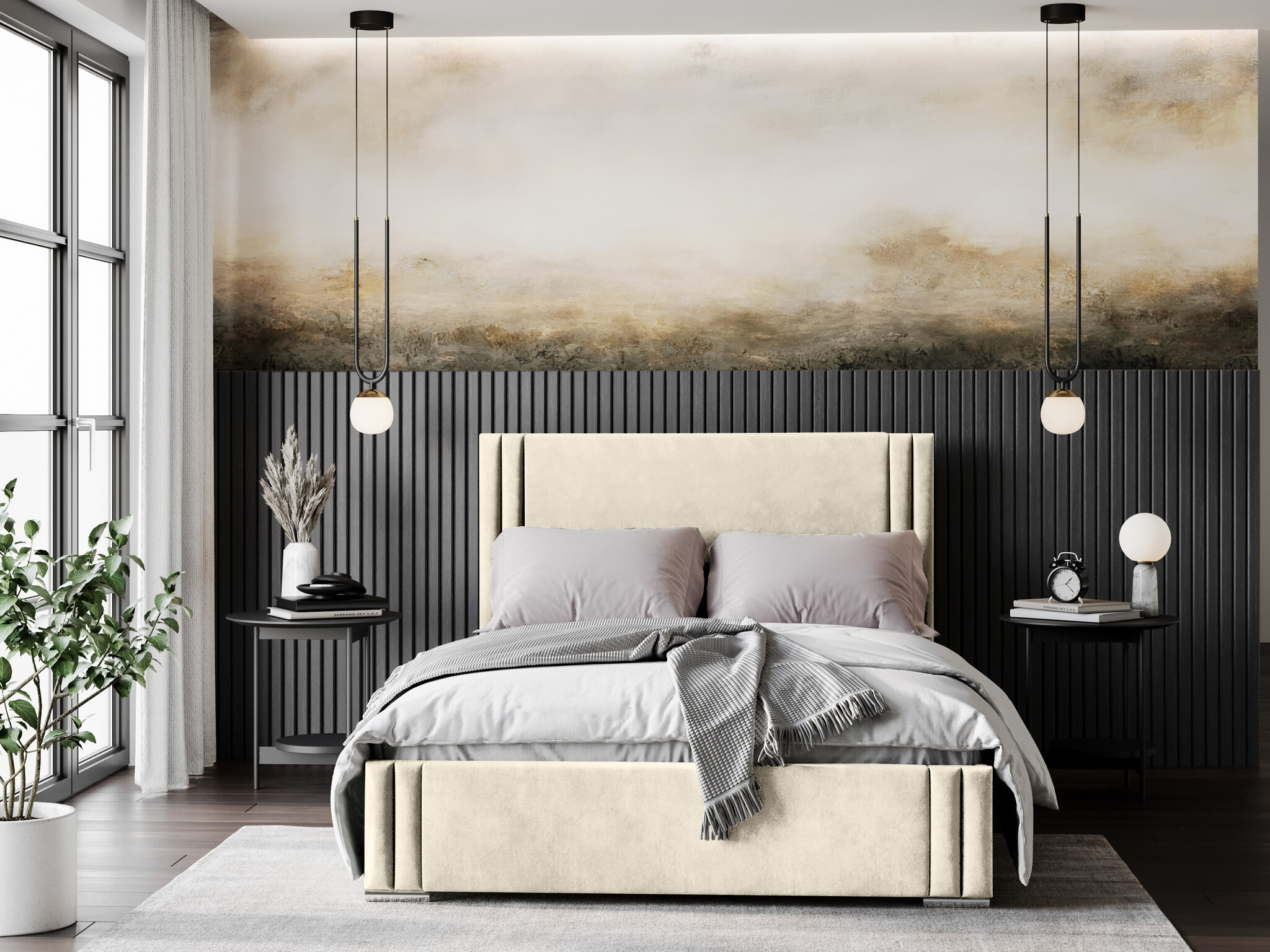 Opberg Bed Londen – Luxe Bekleding | Kies je kleur
