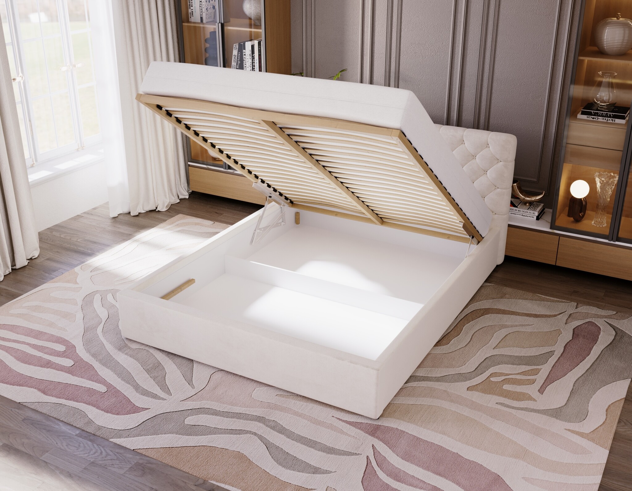 Opberg Bed Moritz – Luxe Bekleding | Kies je kleur