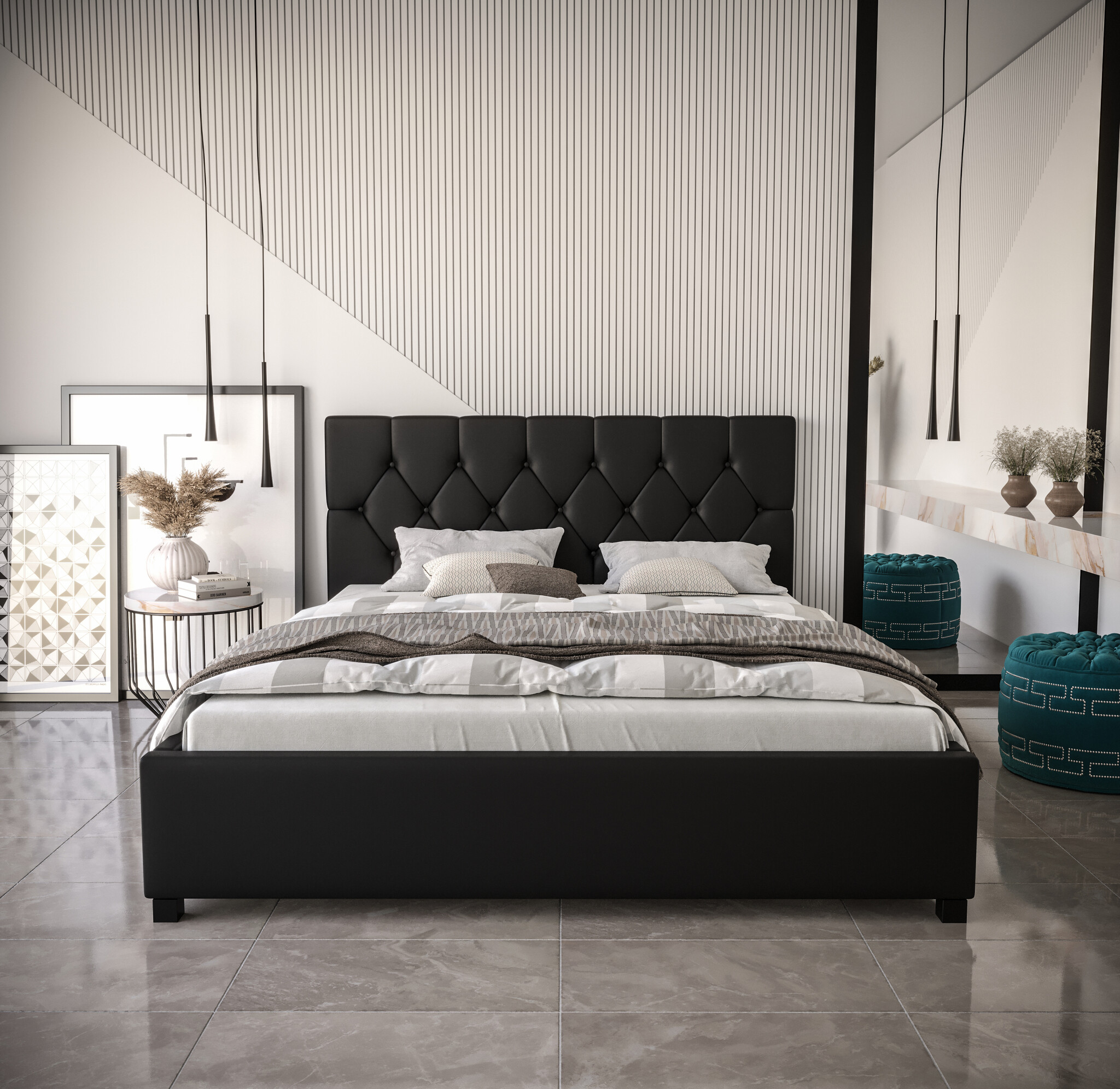 Opberg Bed Swindon – Luxe Bekleding | Kies je kleur