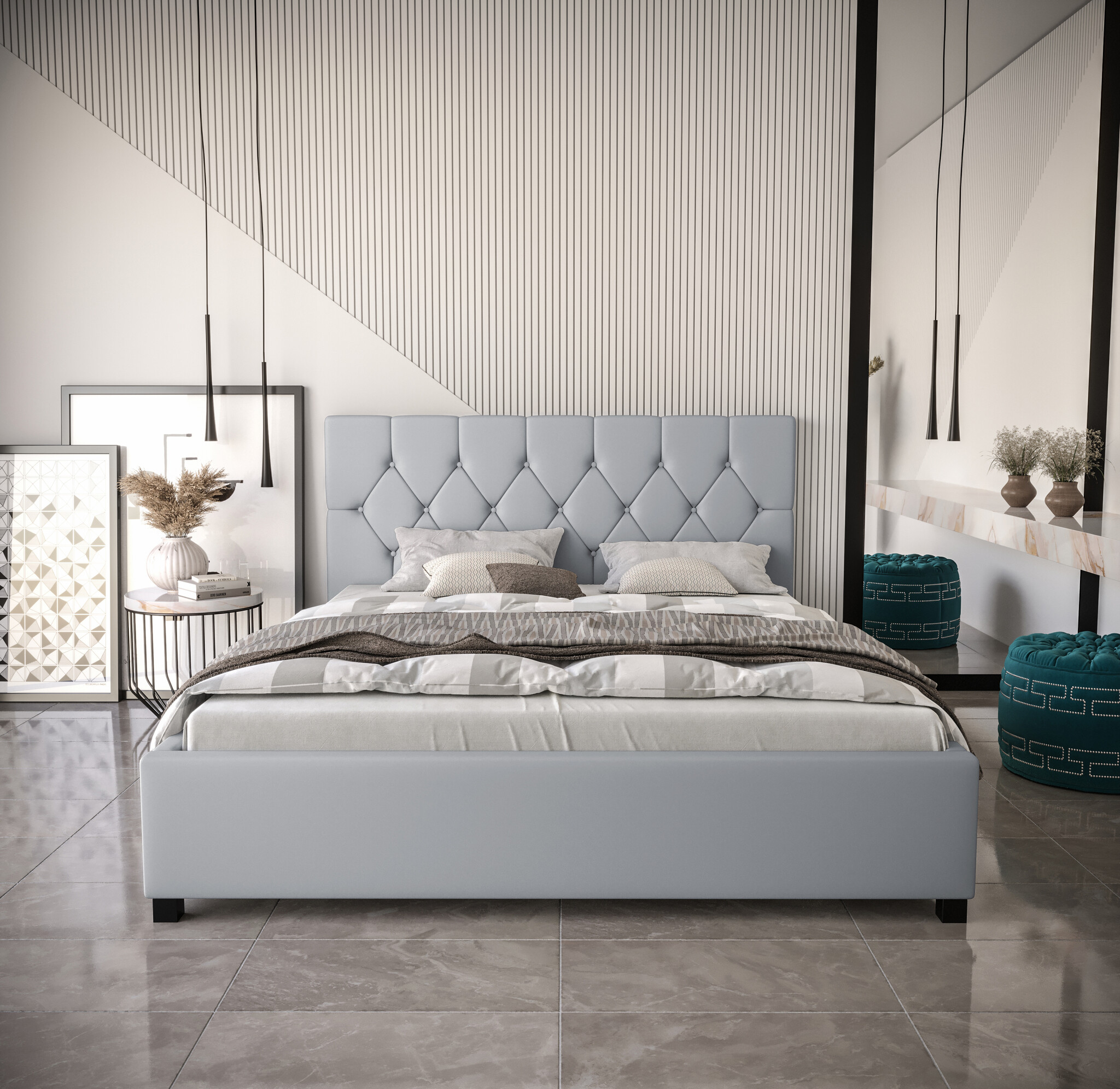 Opberg Bed Swindon – Luxe Bekleding | Kies je kleur