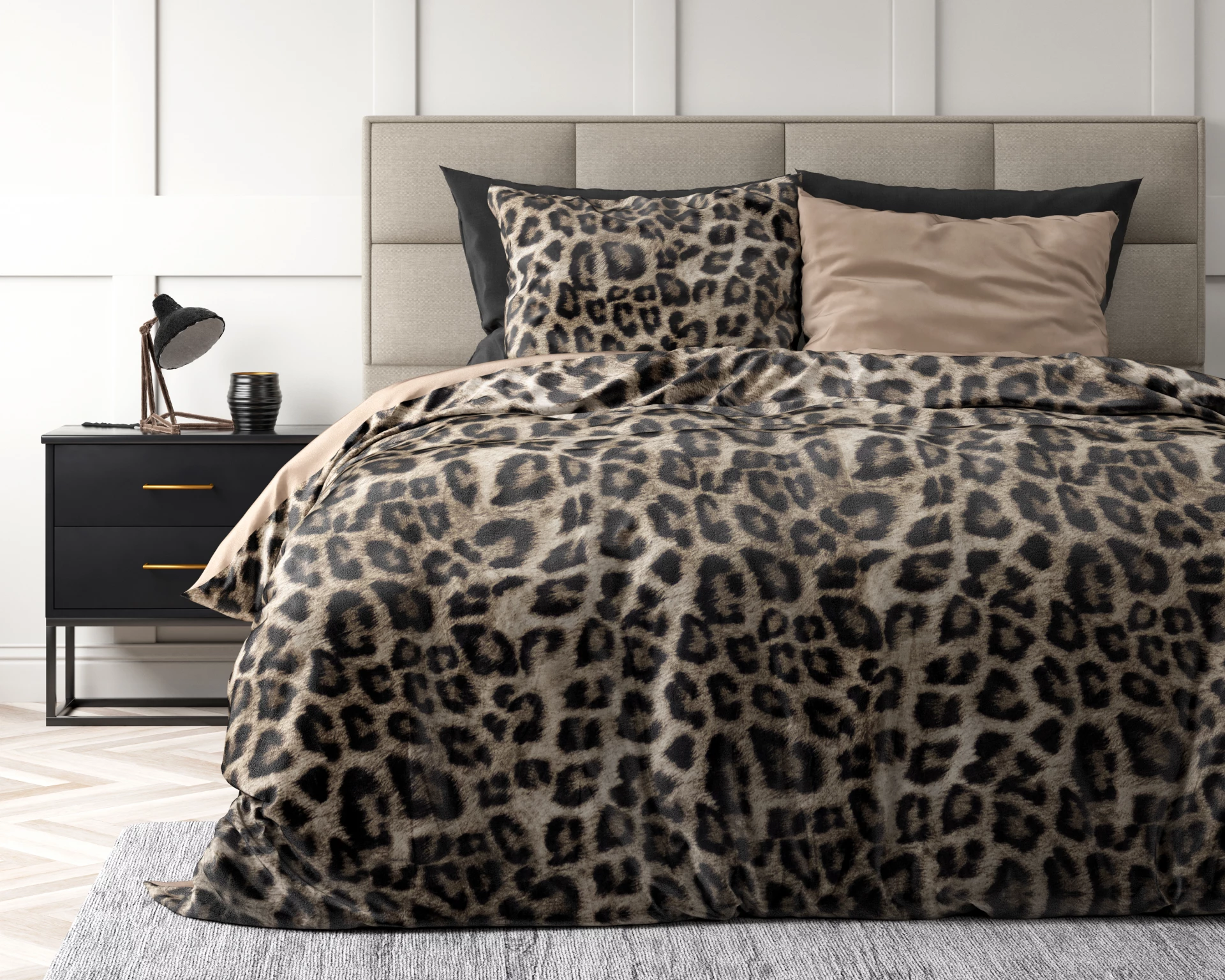 Velvet Tiger Bruin 240 x 200/220