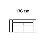 Slaapbank Singapore - 2 of 3 zits - Uitklapbaar