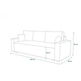 Slaapbank met opbergruimte Pom | Zitbank