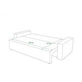 Slaapbank met opbergruimte Pom | Zitbank