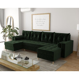 Slaapbank met opbergruimte Mick | U-bank