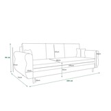 Slaapbank met opbergruimte Anne | Zitbank