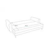 Slaapbank met opbergruimte Anne | Zitbank