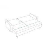 Slaapbank met opbergruimte Aspen | Zitbank