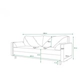 Slaapbank met opbergruimte Aspen | Zitbank