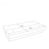 Slaapbank met opbergruimte Lars | Zitbank