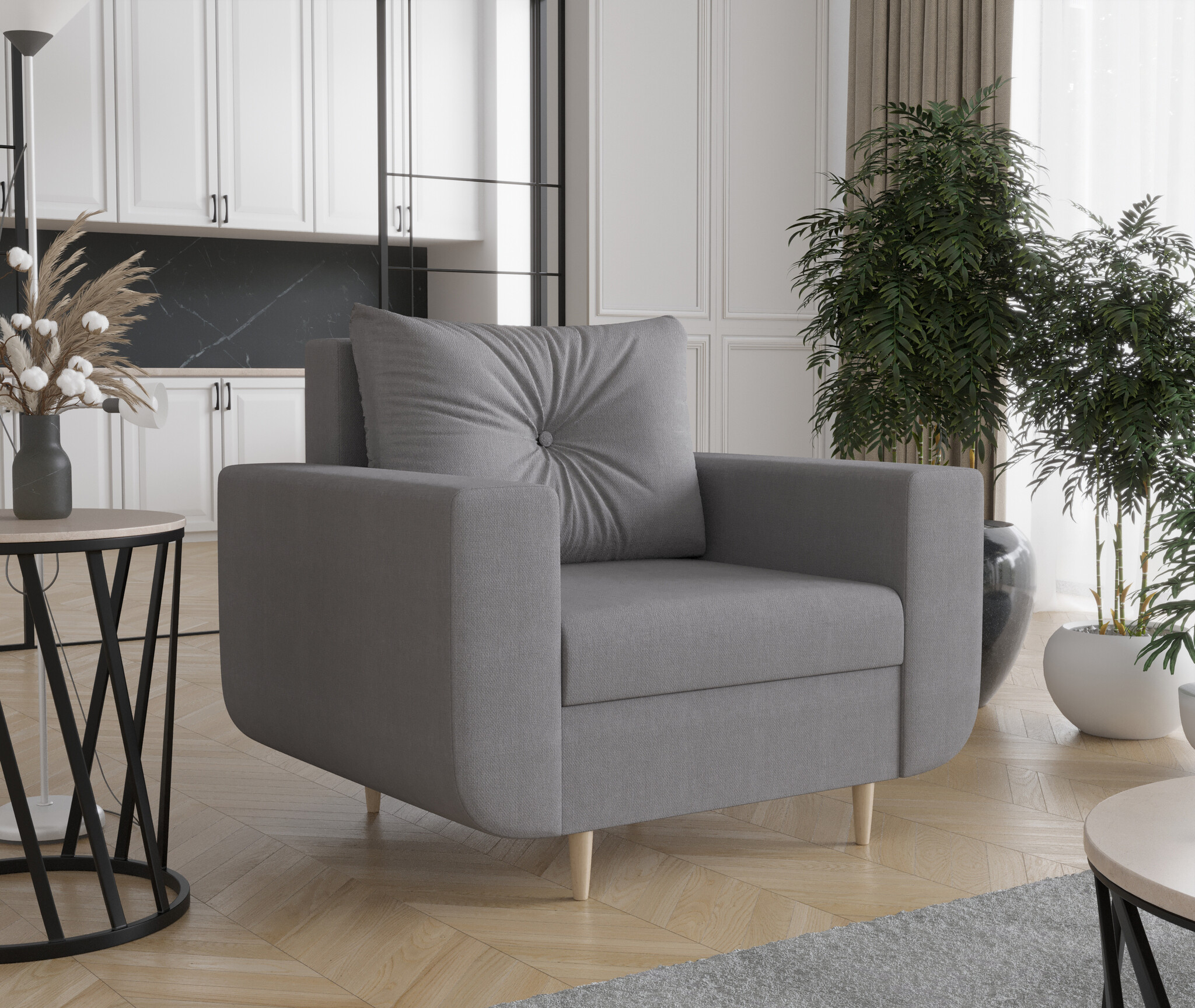 Fauteuil Delfine - Luxe Bekleding | Kies je kleur