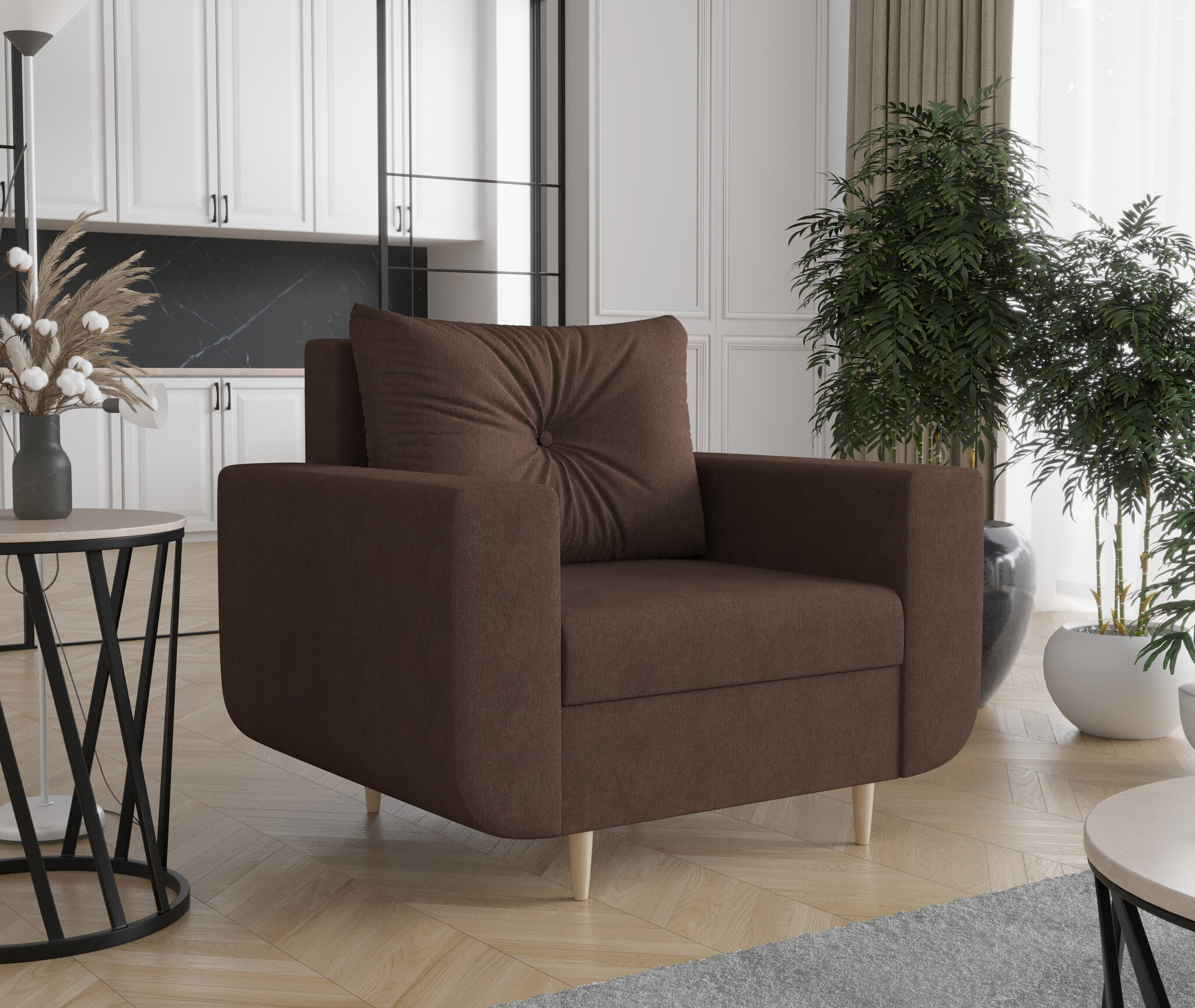 Fauteuil Delfine - Luxe Bekleding | Kies je kleur
