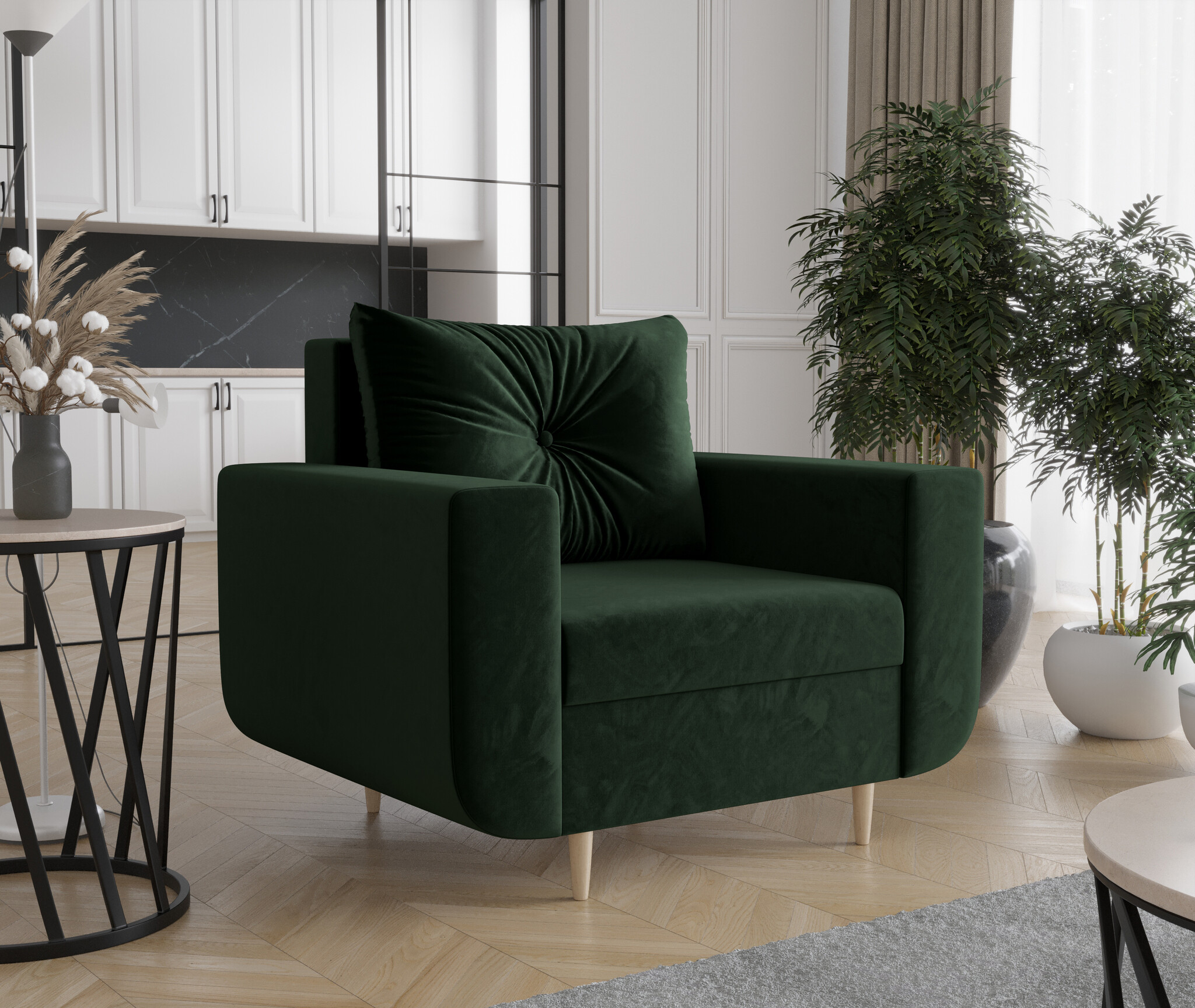 Fauteuil Delfine - Luxe Bekleding | Kies je kleur