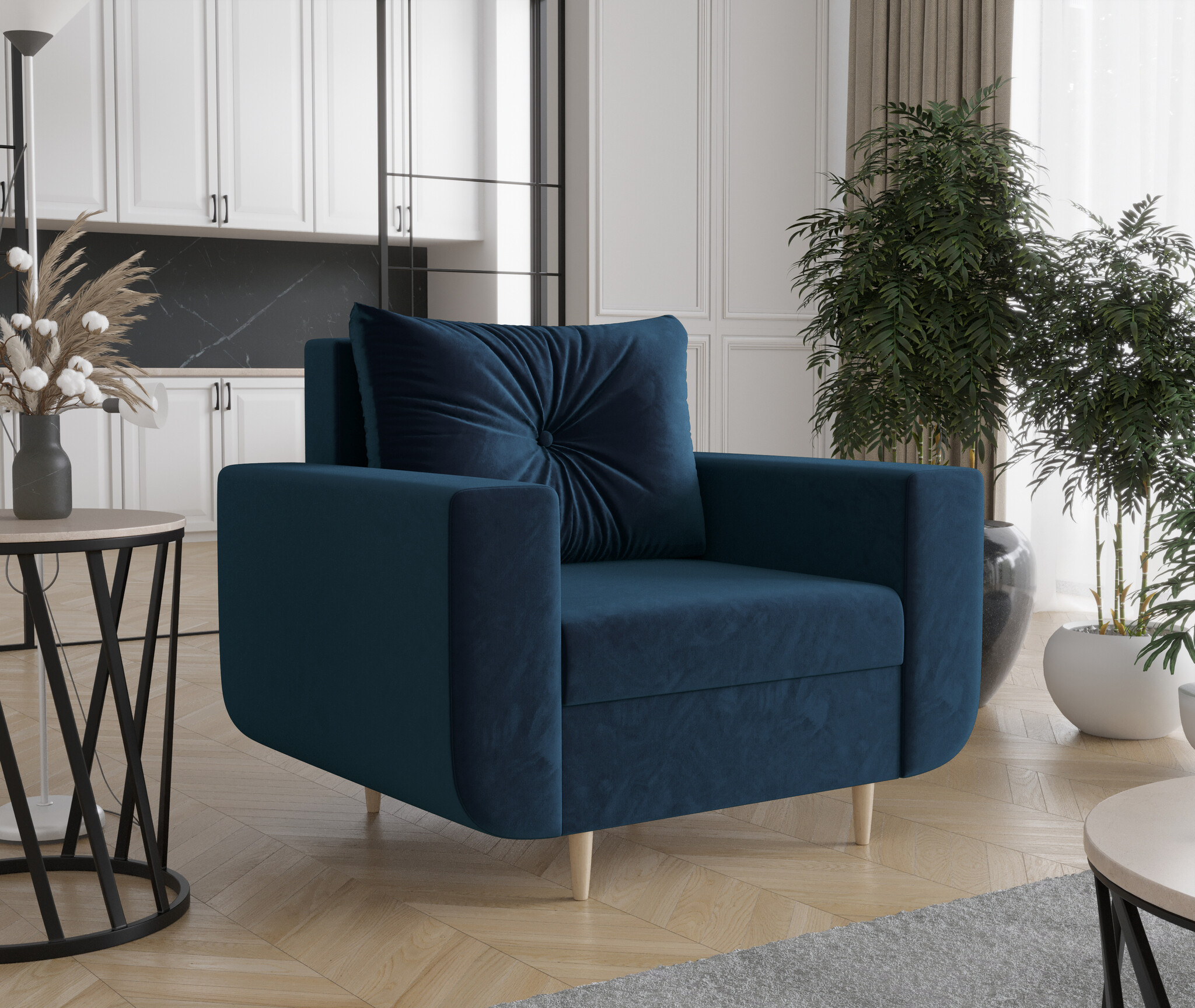 Fauteuil Delfine - Luxe Bekleding | Kies je kleur