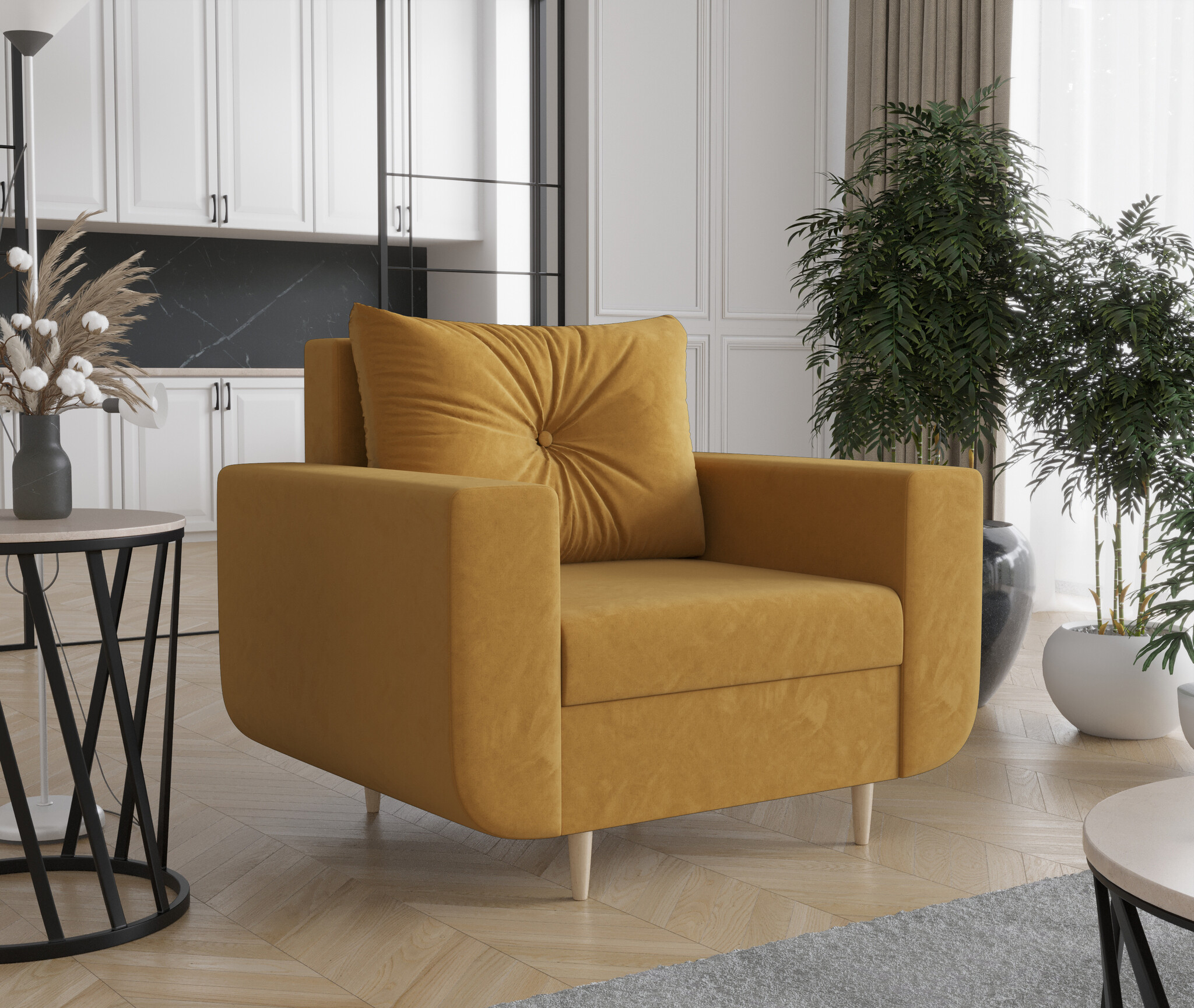 Fauteuil Delfine - Luxe Bekleding | Kies je kleur