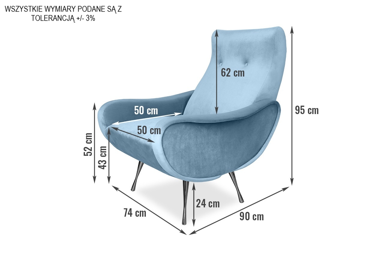 Fauteuil Robin - Luxe Bekleding | Kies je kleur