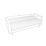 Slaapbank met opbergruimte Melle | Zitbank