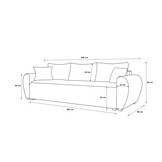 Slaapbank met opbergruimte Max | Zitbank