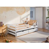 Kinderbed met Lade Lio - 90 x 200 - Wit