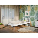 Kinderbed Mart - 1-persoons - 90 x 200 - Wit