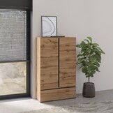 Linnenkast Crotone - Eiken - 2-Deurs met Lade