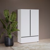 Linnenkast Crotone - Wit - 2-Deurs met Lade