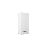 Kledingkast Crotone - Wit - 2-Deurs met Lade