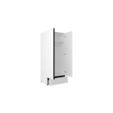 Kledingkast Crotone - Wit - 2-Deurs met Lade