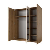 Kledingkast Verdal – 3-Deurs incl. Spiegel