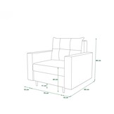 Fauteuil Mick - Luxe Bekleding | Kies je kleur