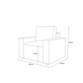 Fauteuil Pom - Luxe Bekleding | Kies je kleur