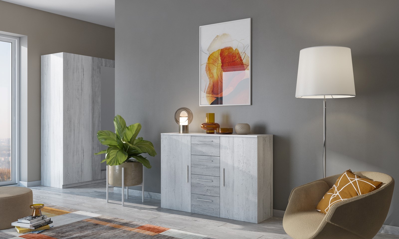 Dressoir Verona - Wit