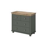 Ladekast Elvas - Donkergroen - 4 Lades