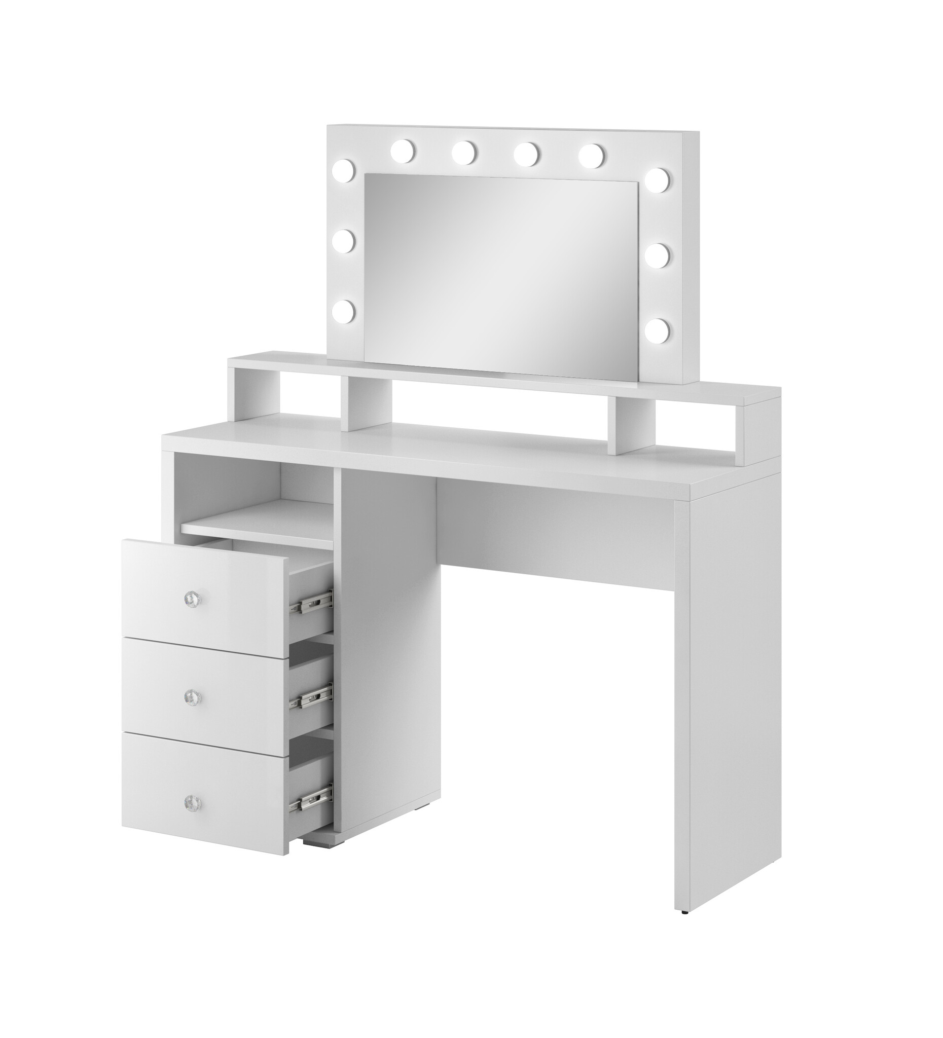 Kaptafel Diana - Wit incl. Verlichting