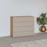 Ladekast Imola - Eiken - 4 Lades